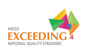Exceeding logo